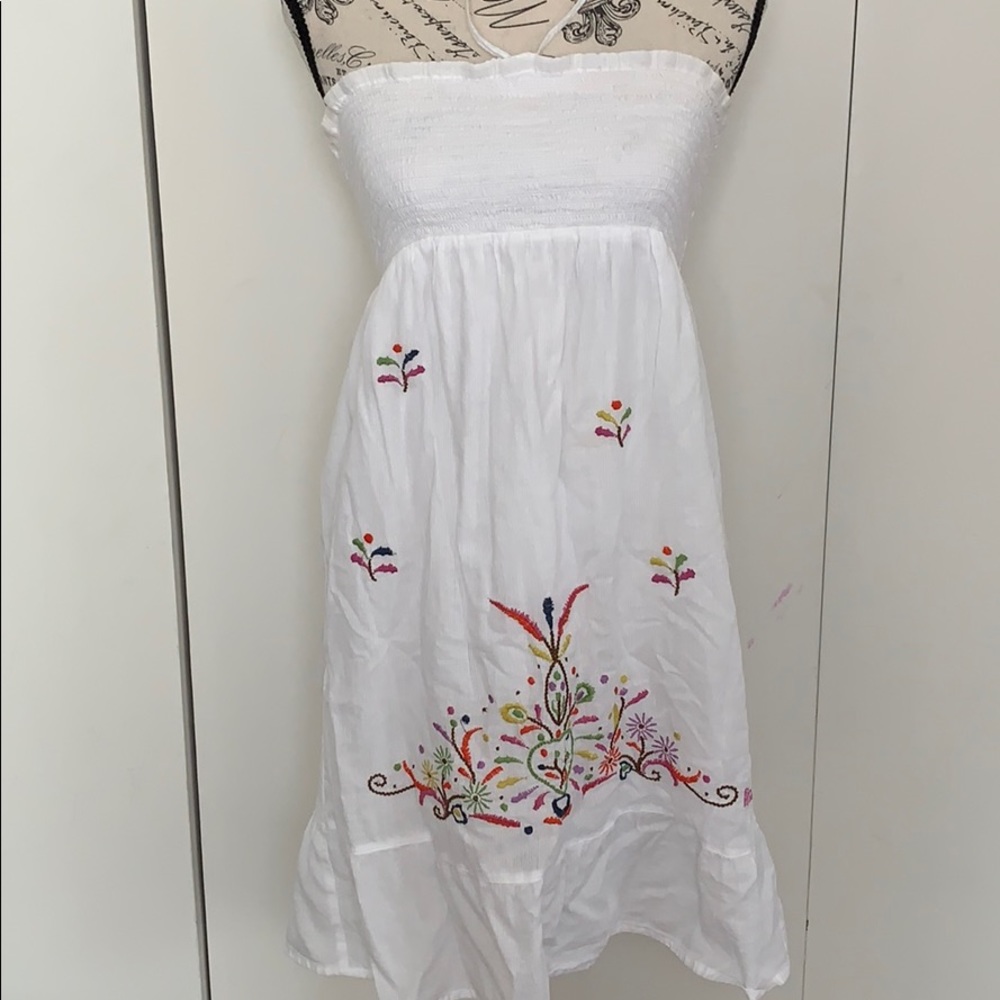roxy white dress sz M/M/M